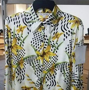 New Unworn St. John Silk Blouse